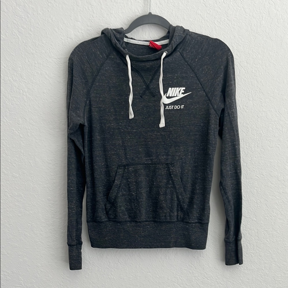 Nike Gray Hoodie with Logo